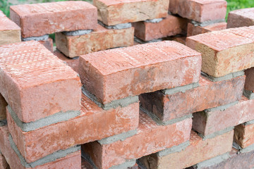 wall of bricks with free space