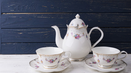 flower tea-set.drink