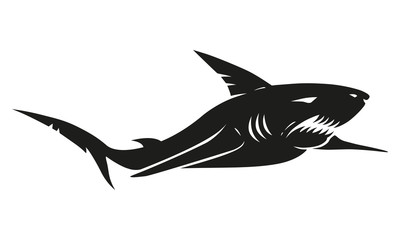 Vintage black shark