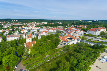 Fototapeta na wymiar Cityscape of Sopot
