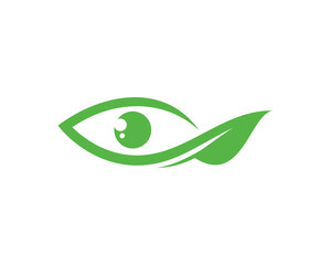 Green Eye Logo Template Design Vector, Emblem, Design Concept, Creative Symbol, Icon