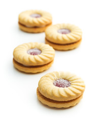 Jam ring biscuits.