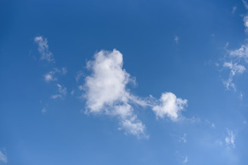 Blue sky with cloud