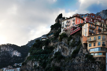 Hillside houses in Monaco
