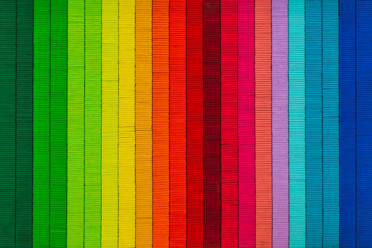 Rainbow thread texture abstract colorful background