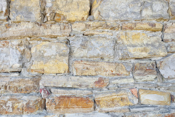 Sandstone wall background.