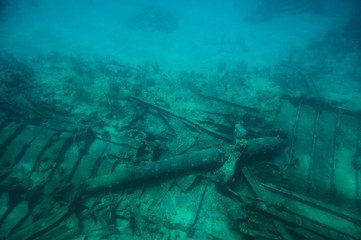 Shipwreck scuba adventure