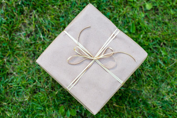 Gift on the grass