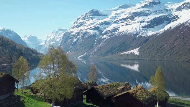 Idyllic nature of Norway