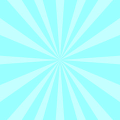 radial stripes blue background vector