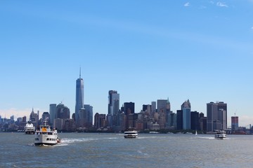 Naklejka premium New York City skyline