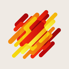 Abstract futuristic background. Vector flat abstraction illustration concept. Looks energy, motion, art, business brochure, poster, banner