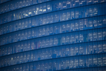Corporate employees in an office building in London