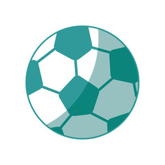 soccer ball icon over white background vector illustration