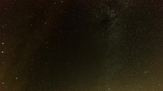 Night stars on sky time lapse
