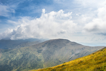 Wonderful view on the mountains