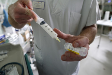 Hospital. intensive care unit.