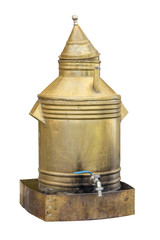 rustic brass samovar