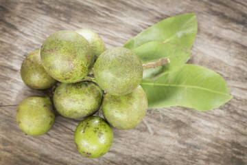 Mamoncillo delicious tropical fruit - Melicoccus bijugatus