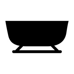 snow sled isolated icon vector illustration design