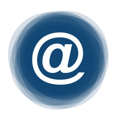 Obraz premium Abstract round button - email