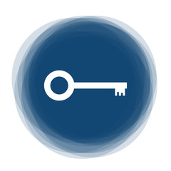 Abstract round button - old key