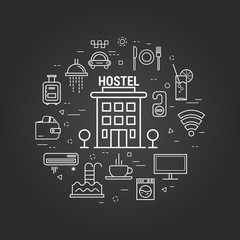 Nice Place for Rest on black