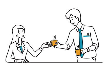 Give her a cup of coffee