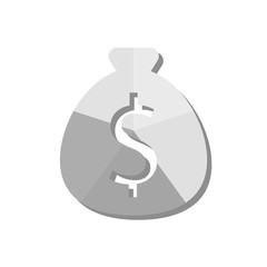 Obraz premium Icon - Geldsack Dollar- Geldanlage
