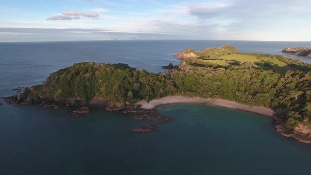 Aerial view of scenic Tutukaka coast, New Zealand