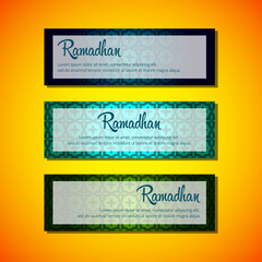 Ramadhan kareem, eid mubarak celebration  illustration greeting card 