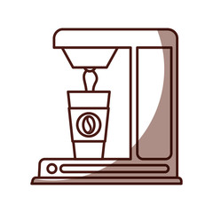 coffee machine isolated icon vector illustration design