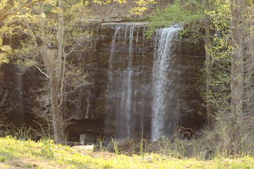 Waterfall on golf course