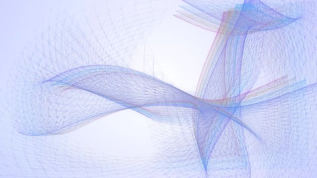 rainbow spiral mesh abstract background