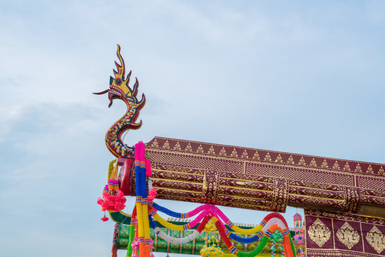 Rocket Festival (Bang Fai on blue sky) It will be held every year before the growing season arrives