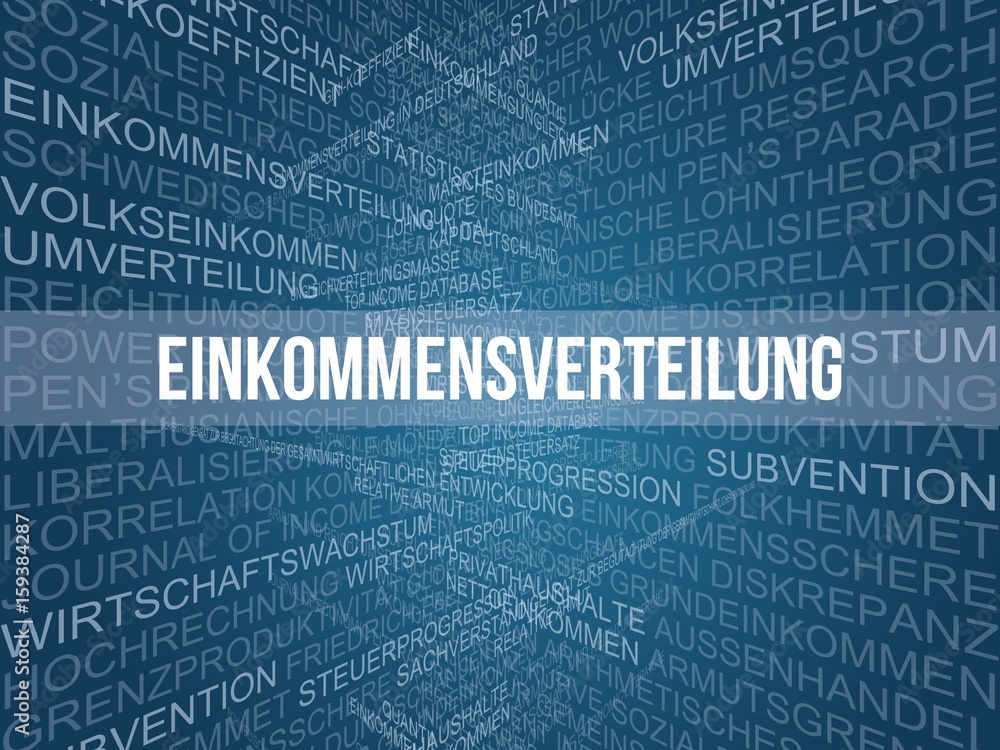 Poster Einkommensverteilung