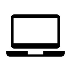 laptop computer isolated icon vector illustration design
