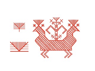Finnish ornament design elements
