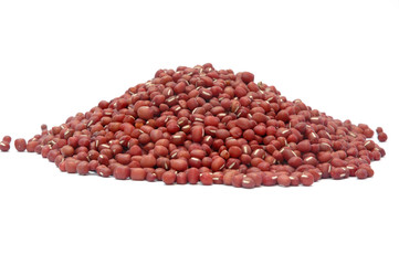 red bean isolated on white background