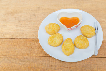 Chicken nuggets crispy