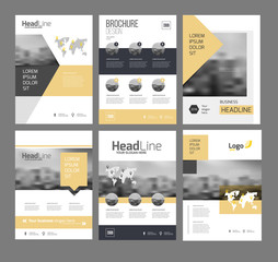 Modern Brochure design template 