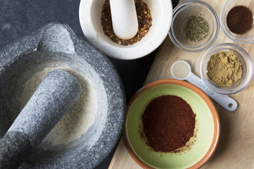 Spices for Making Taco Seasoning