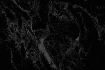 Black marble natural pattern for background, abstract natural marble black and white for design art work.
