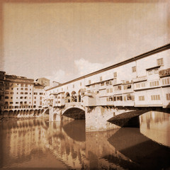 Plakat Italie - Florence / Ponte Vecchio