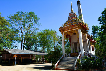 Thai cemetery in the temple