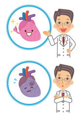 心臓と医師