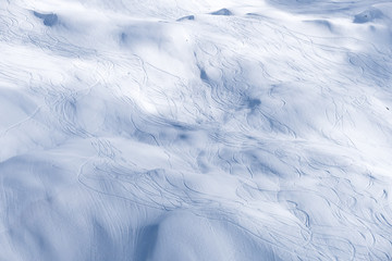 snow background ski slope