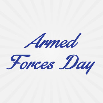 Armed Forces Day.