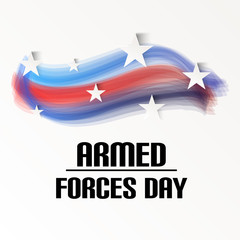 Obraz na płótnie Canvas Armed Forces Day.