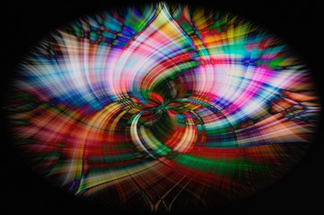 Fototapeta na wymiar Digital abstract background in twirled form